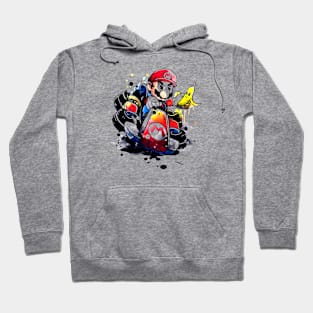 Go Kart Watercolor Hoodie